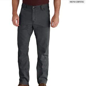 Carhartt men’s double front grey canvas work pants size W31 L30